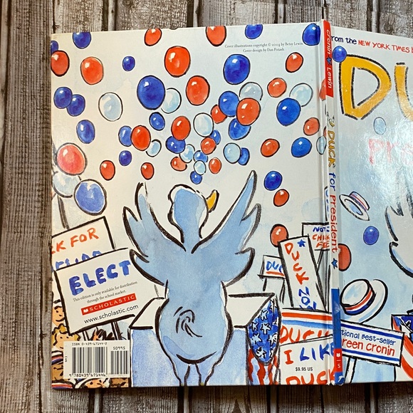 5/$10 Kids Picture Book | Duck for President by Doreen Cronin - Picture 6 of 7